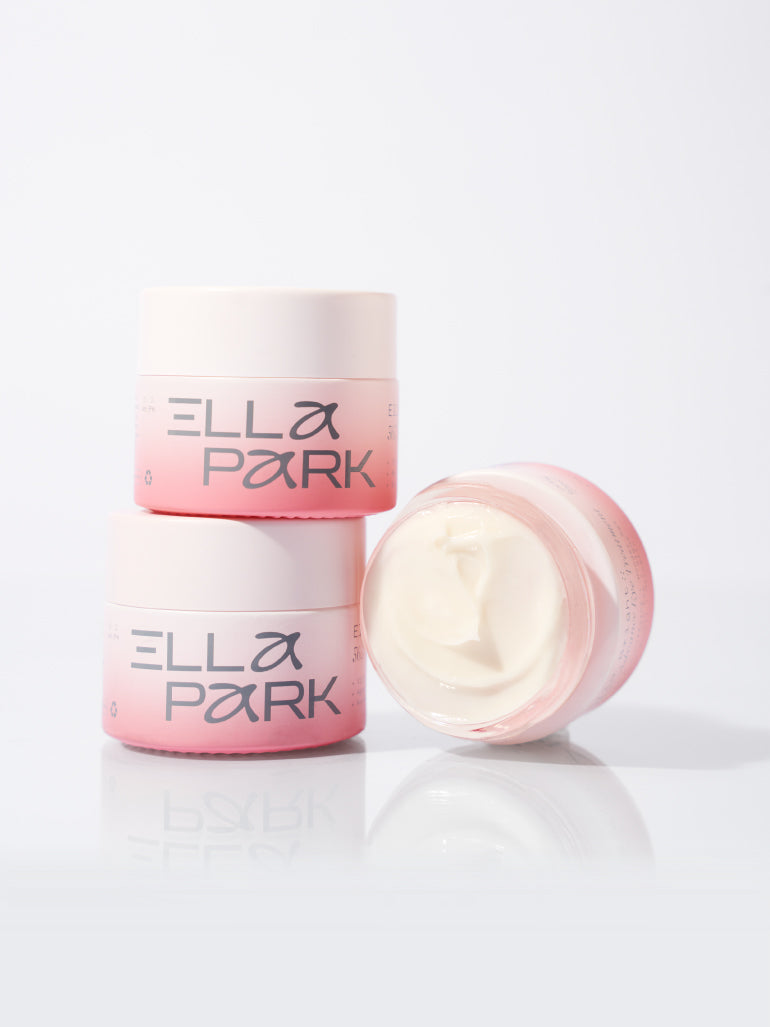 Doble contorno de ojos de Ella Park — reduce líneas finas, ojeras y bolsas con péptidos y antioxidantes.