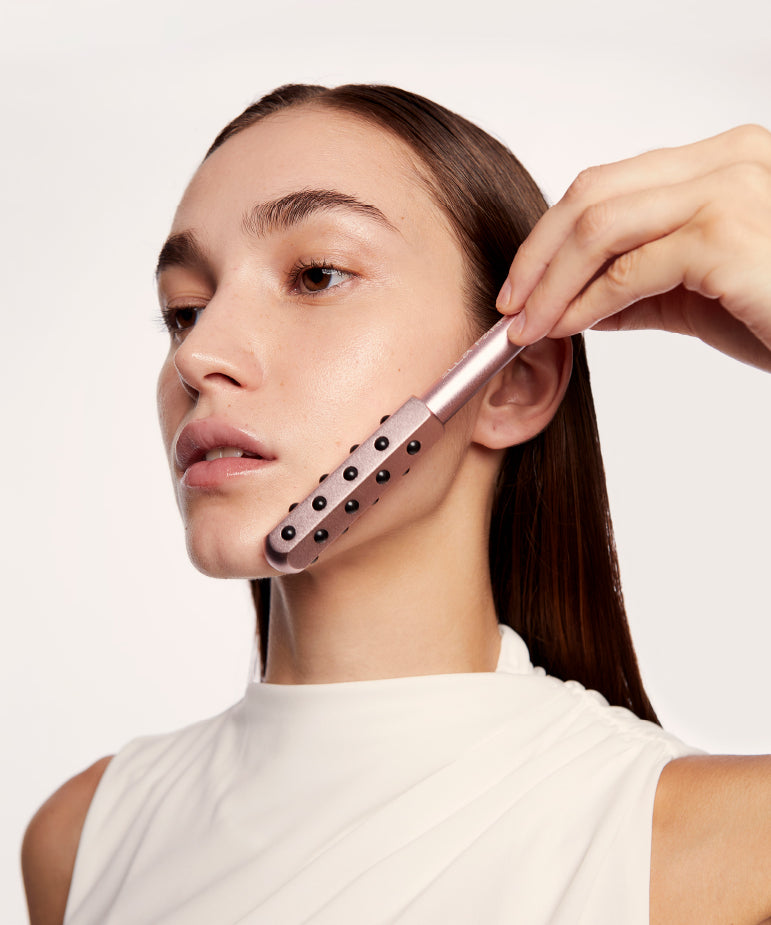 Herramientas de skincare hexarroller